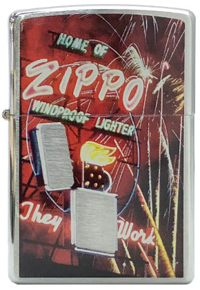 【ZIPPO】ジッポー：#24069/Zippo Neon Sign USAカタログ