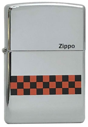 【ZIPPO】ジッポー：チェック-RD/2001年製