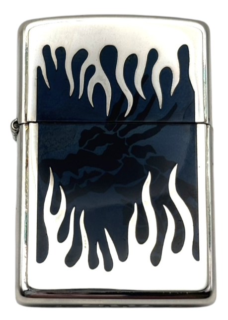 【ZIPPO】ジッポー：2004年製 新品 未使用/ドラゴン①/経年劣化有