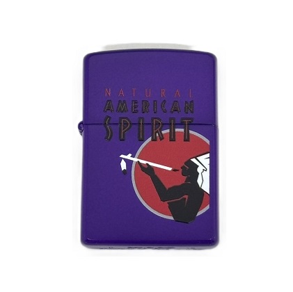 【ZIPPO】ジッポー：2016年製 新品 アメリカンスピリッツ パープル