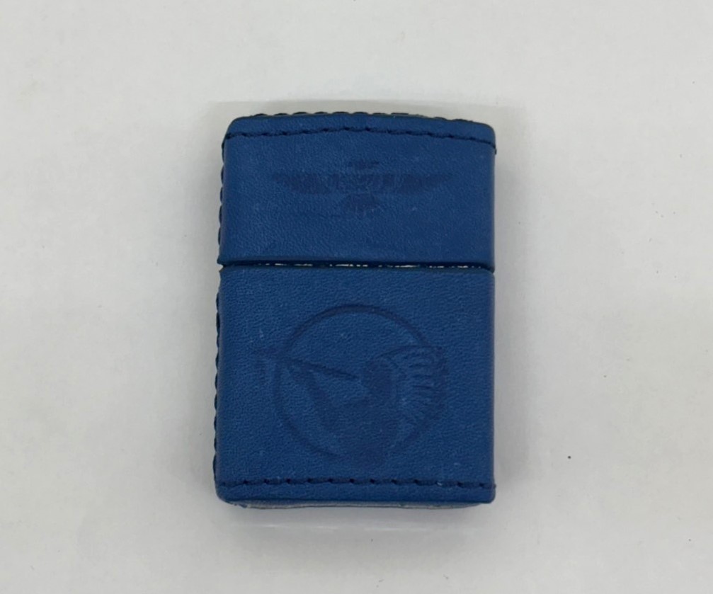 【ZIPPO】ジッポー：2021年製 新品 アメリカンスピリッツ 革貼り 希少品