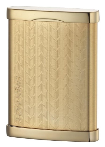 【ZIPPO】ジッポー：CARAN d'ACHE(カランダッシュ) 携帯灰皿 ゴールドシェブロン CDA-0005