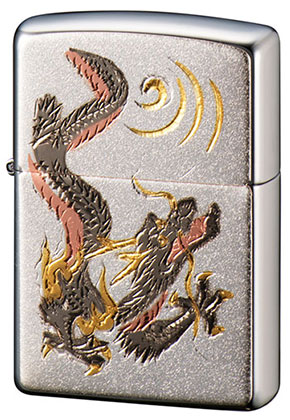ZIPPO】ジッポー：ZP 電鋳板/龍
