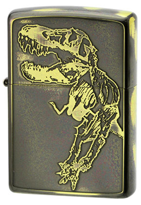 ZIPPO】ジッポー：ダイナソー/ティラノサウルス 両面加工