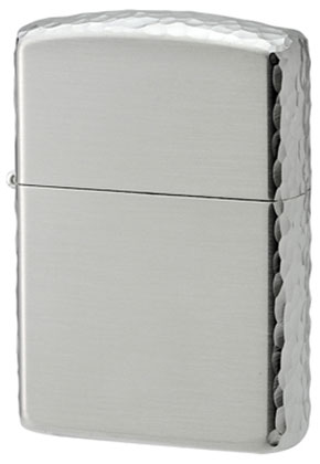 zippo hammer tone silver