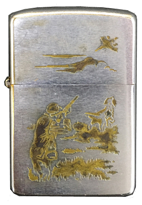 ZIPPO】ジッポー:1970年製造品 USED HUNTING&DOG/ビンテージ