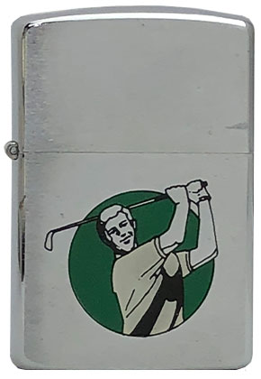 【ZIPPO】ジッポー:1988年製造品 新品 未使用 スポーツ ゴルフ/ビンテージ