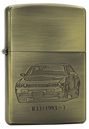 ZIPPO】ジッポー:1993年製 新品 未使用/ビンテージ R33 NISSAN