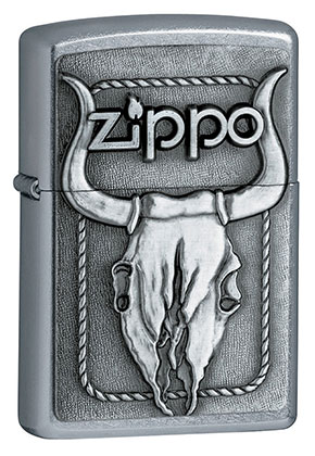 【ZIPPO】ジッポー：#20286/Bull Skull 牛 USAカタログ