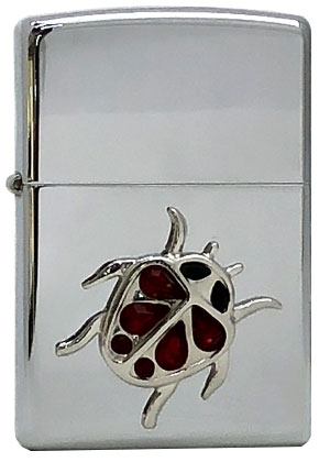 【ZIPPO】ジッポー：#20509/Silver Ladybug てんとう虫 USAカタログ