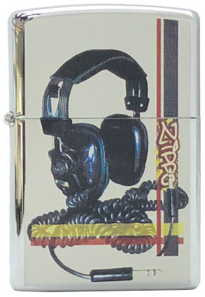 ZIPPO】ジッポー：#20837 Retro DJ Head Phones/USAカタログ