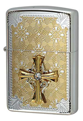 【ZIPPO】ジッポー：20CMD-SG/クロスメタル