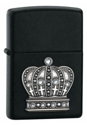 【ZIPPO】ジッポー：#21202/The King of Bling Emblem 王冠 USAカタログ