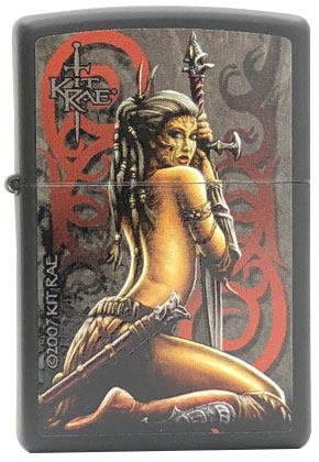 【ZIPPO】ジッポー：#24462/Kit Rae Ellewah USAカタログ