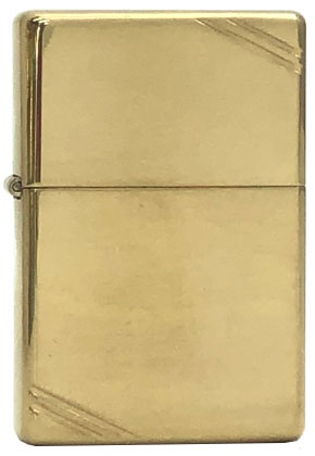 【ZIPPO】 ジッポー1937レプリカ 金色サテーナ真鍮1993/7月製