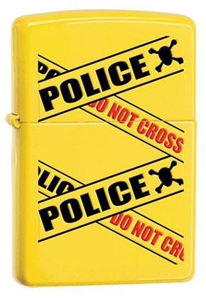 【ZIPPO】ジッポー：#28060/POLICE CAUTION 立入禁止 USAカタログ