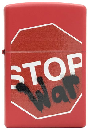 【ZIPPO】ジッポー：#28140/STOP WAR 反戦 USAカタログ