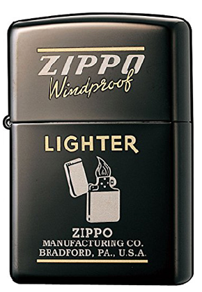 【ZIPPO】ジッポー：#28535 エボニー/USAカタログ