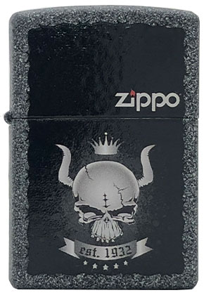 【ZIPPO】ジッポー：#28660/Skull Crown USAカタログ