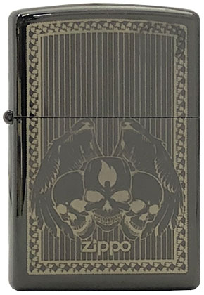 【ZIPPO】ジッポー：#28678/Zippo Skulls USAカタログ