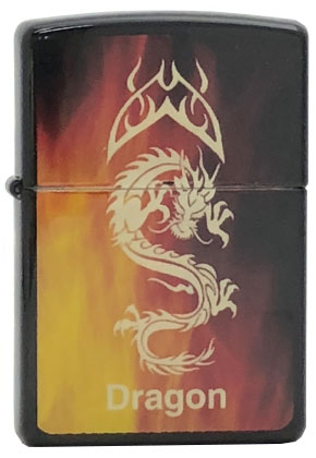 【ZIPPO】ジッポー：2ASP-FDR/龍 ペイント加工