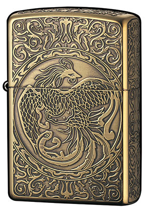 【ZIPPO】ジッポー：2BI-ENP/PHOENIX 不死鳥 5面加工