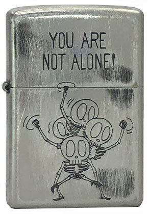 zippo☆YOU ARE NOT ARONE☆あなたは1人じゃない☆ライター