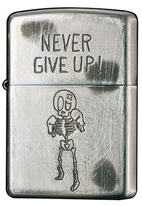 zippo☆NEVER GIVE UP!☆絶対に諦めない！☆ジッポ ライター