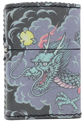 ZIPPO アーマー ドラゴン シェル 2013年製 両面加工 龍