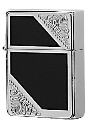 【ZIPPO】ジッポー：35SWT-BK/1935レプリカ 両面メタル貼り