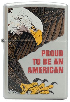 【ZIPPO】ジッポー：#630/Proud To Be An American 2001年製 USAカタログ