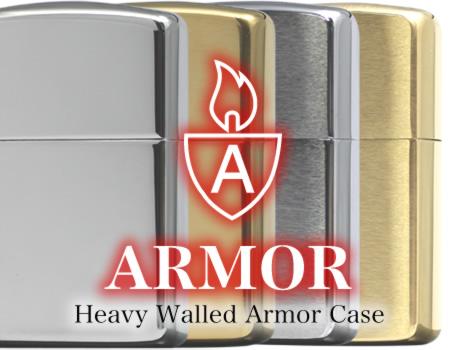 【ZIPPO】ジッポー：ARMOR(アーマー)/無地