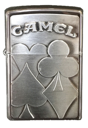 【ZIPPO】ジッポー：CAMEL(キャメル)マークスオブカード/1996年製造品