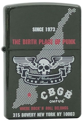 【ZIPPO】ジッポー：CBGB-011