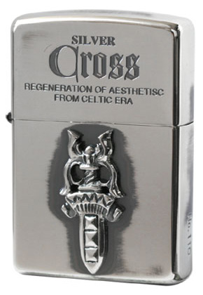 【ZIPPO】ジッポー：CRS-D/シルバークロスメタル