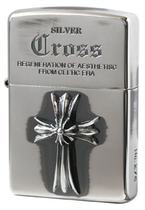 【ZIPPO】ジッポー：CRS-J/シルバークロスメタル