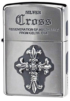 【ZIPPO】ジッポー：CRS-M/シルバークロスメタル