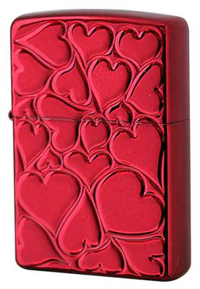 【ZIPPO】ジッポー：FILL LOVE(C)/Red Coating