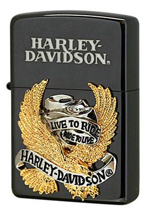 【ZIPPO】ジッポー：HDP-06 ビッグメタル/HARLEY DAVIDSON(ハーレーダビッドソン)