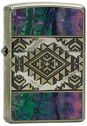 【ZIPPO】ジッポー：NATIVE P1SH/両面加工 天然貝