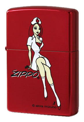 【ZIPPO】ジッポー：ORH/Z-151 /ナース 赤色