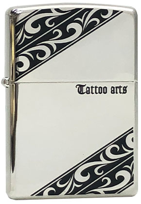 【ZIPPO】ジッポー：TATOO-SPBK1/トライバル