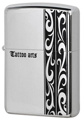 【ZIPPO】ジッポー：TATOO-SPBK2/トライバル