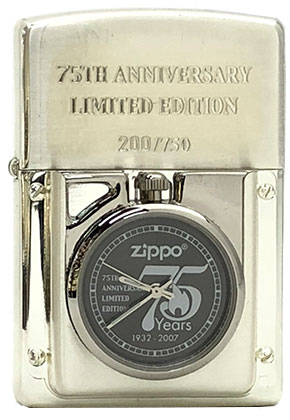 ZIPPO 時計付き