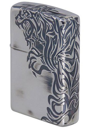 ZIPPO】ジッポー：Stream Dragon(A)/Brass Oxidized G・tank