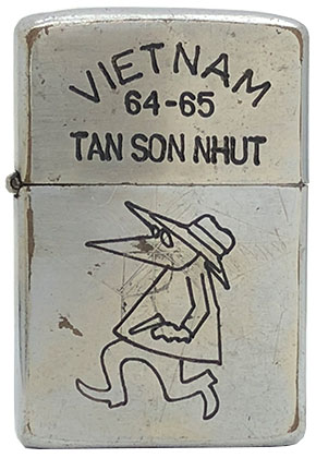 ZIPPO】ジッポー：ベトナムZIPPO/1965年製造品 キャラクター