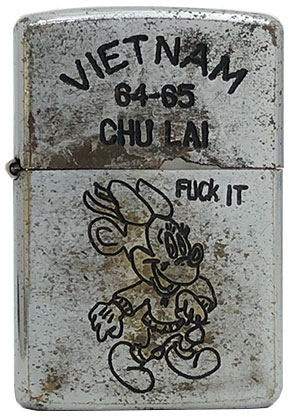 ZIPPO】ジッポー：ベトナムZIPPO/1965年製造品 ミニーマウス