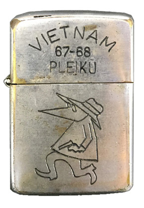 ZIPPO】ジッポー：ベトナムZIPPO/1968年製造品 キャラクター