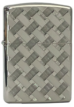 【ZIPPO】ジッポー：WIRE MESHⅡ(C)/White Nickel アーマー