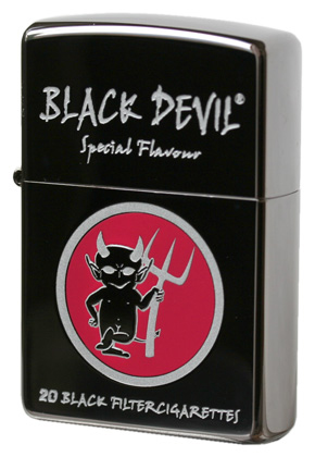 ZIPPO】ジッポー：BLACK DEVIL(ブラックデビル)